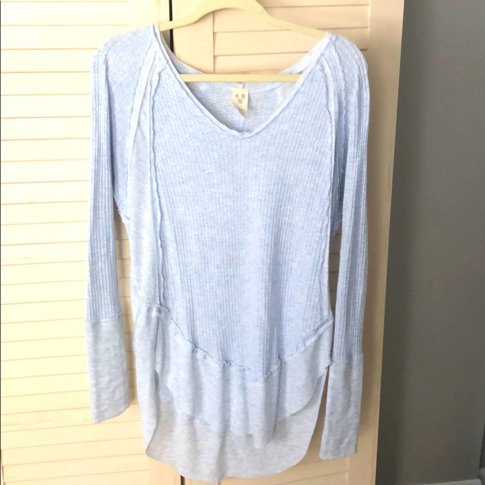Free People Light Blue Thermal - Picture 4 of 4